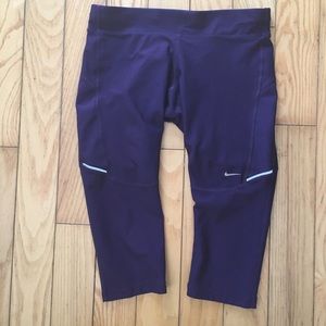 Nike dri fit Capri running pants